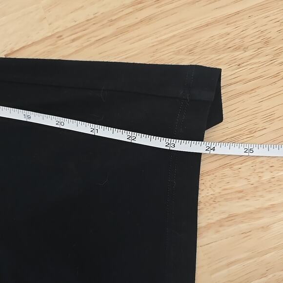 NWT Eileen Fisher Jumpsuit Women Small Black Stretch Jersey Wide Leg Faux Wrap - Picture 6 of 10